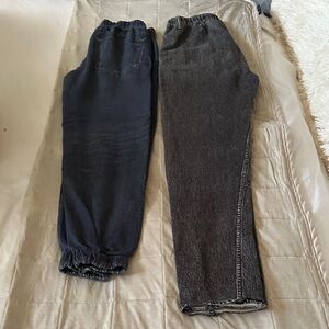 Rag & Bone Dark Blue Denim Pants Miramar Joggers